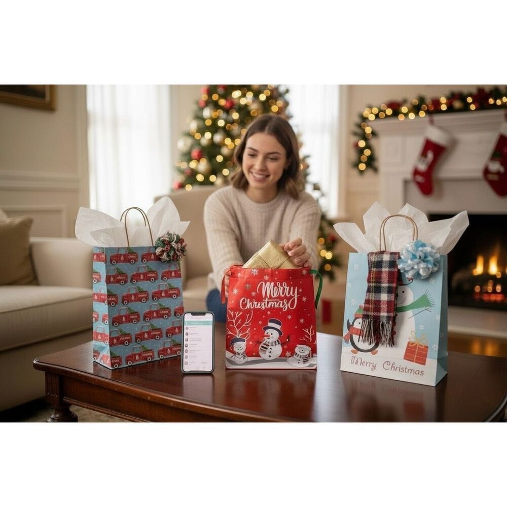 MB2. 3 Festive Gift Bags